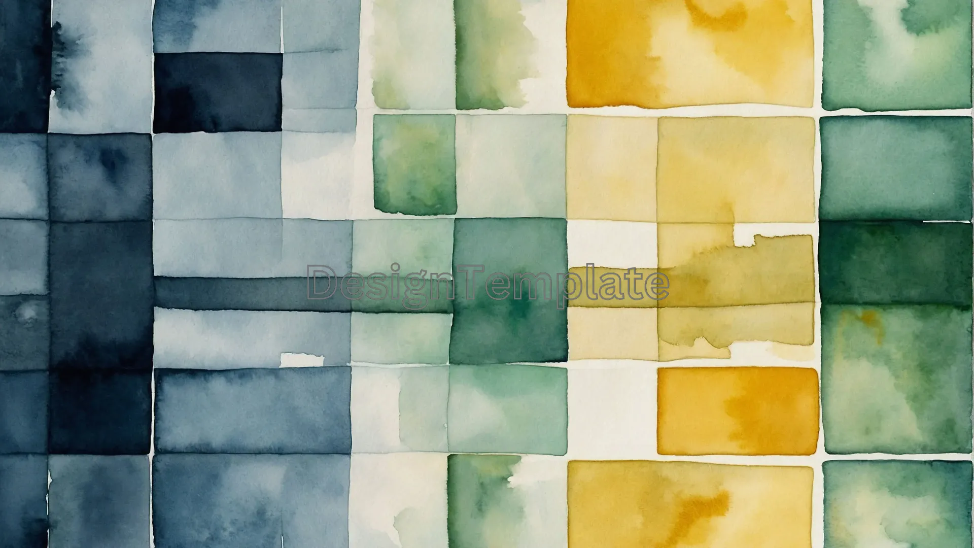 Squares Watercolor Paint Background Texture Image
